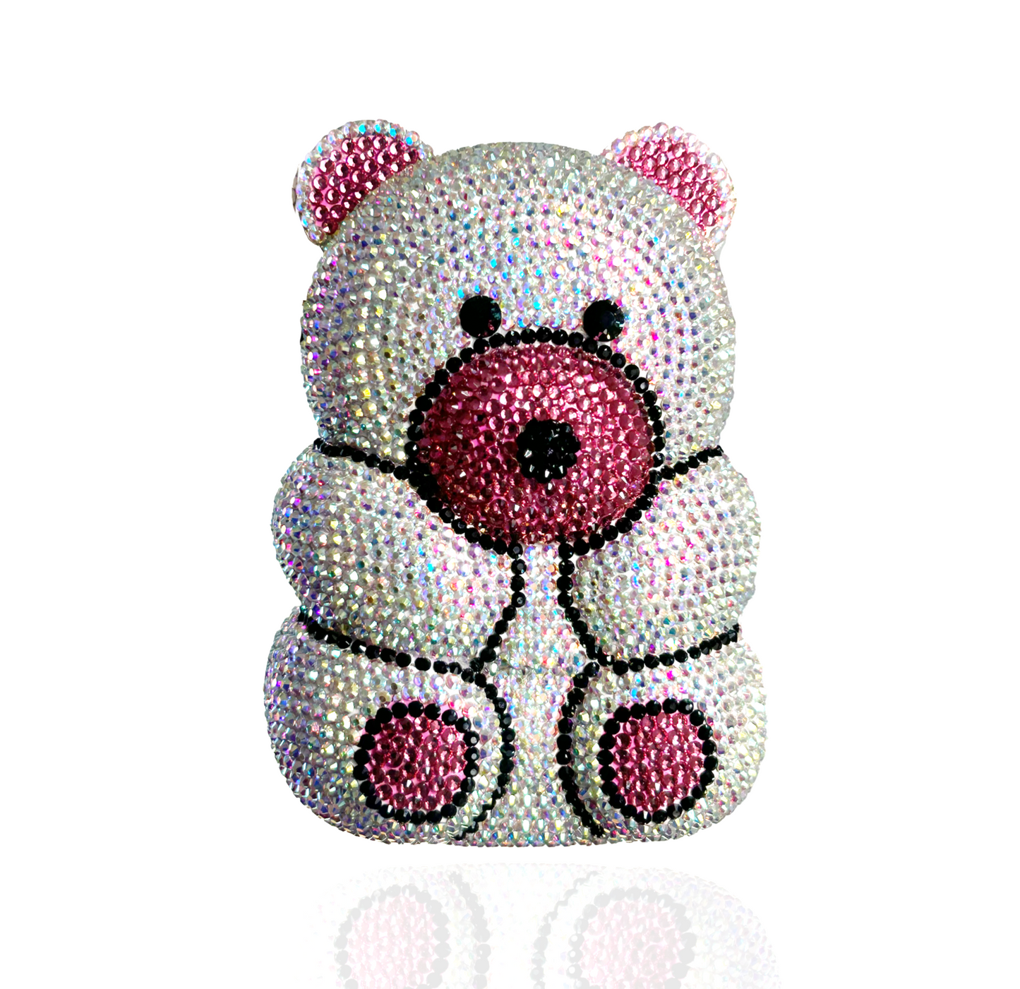 Iridescent Teddy Bear Clutch