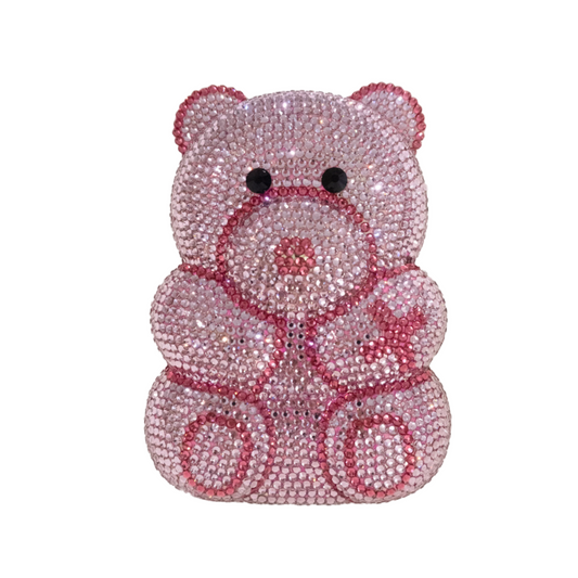 Pink Teddy Bear Clutch